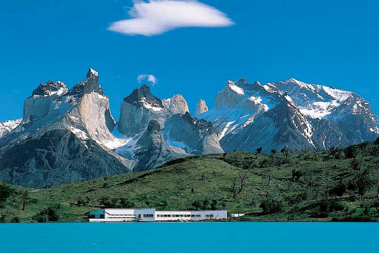 Explora Hotel Salto Chico in NP Torres del Paine, Chili.