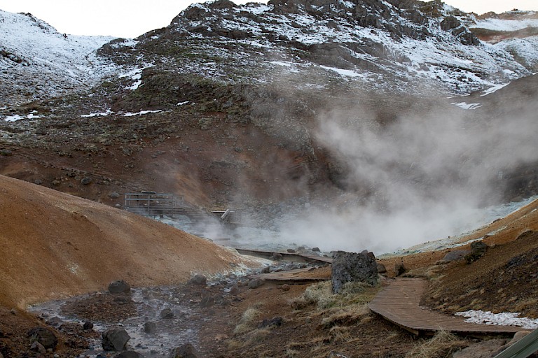 Het geothermische gebied Krisuvík.