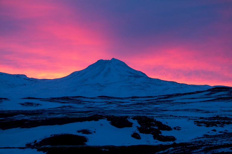 Zonsopgang op Snæfellsnes.