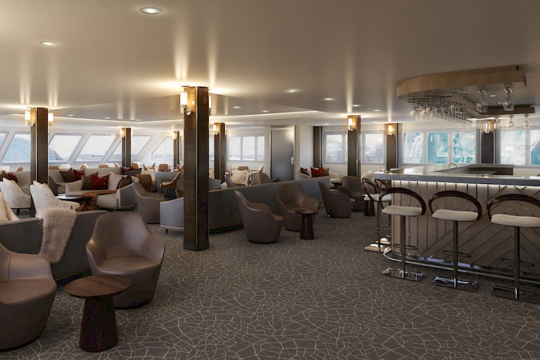 Antarctica lounge.
