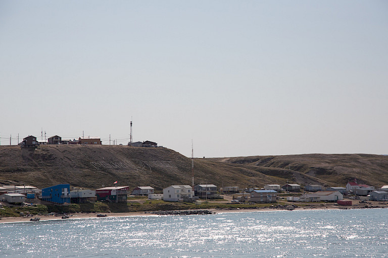 Het dorpje Mittimatilik (Pond Inlet).