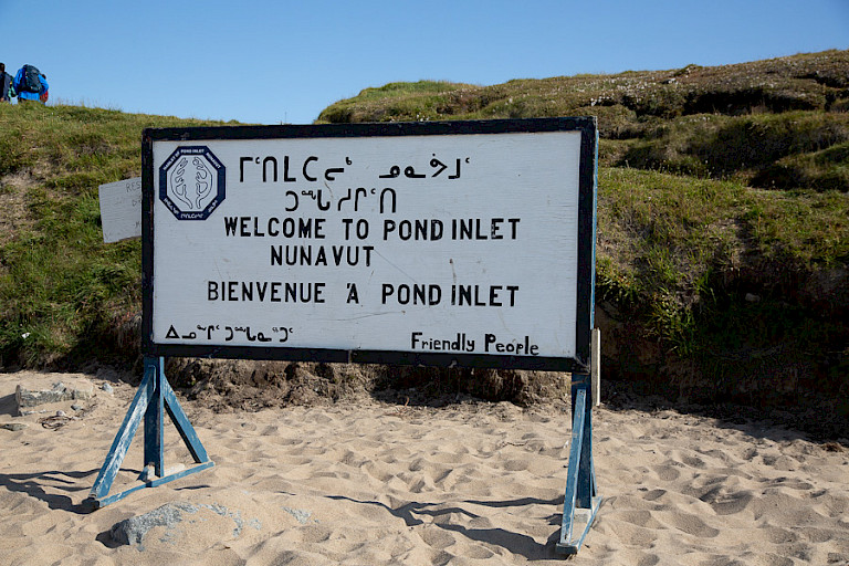 Welkom in Pond Inlet.