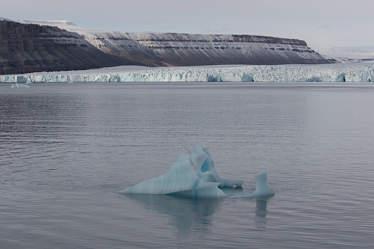 Crokergletsjer op Devon, Nunavut.