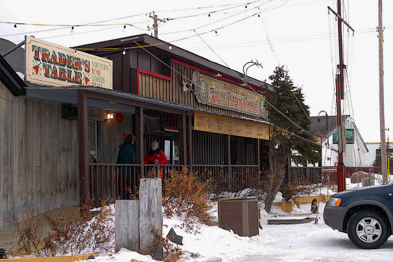 Één van de winkels in Churchill.
