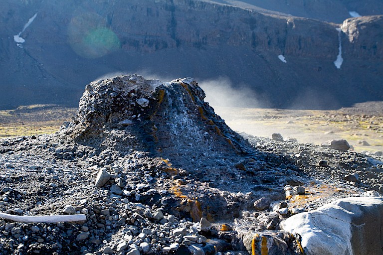 Heetwaterbron in Romerfjord.