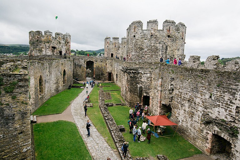 Conwy Castle, Wales.