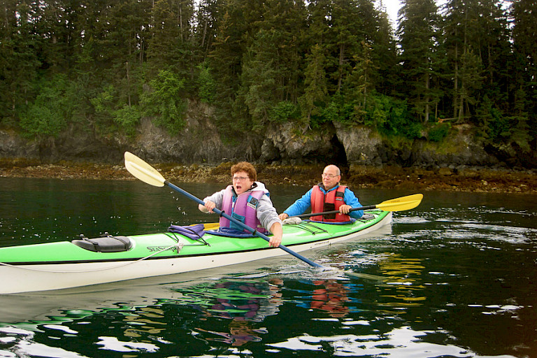 Kanoën in de fjorden.