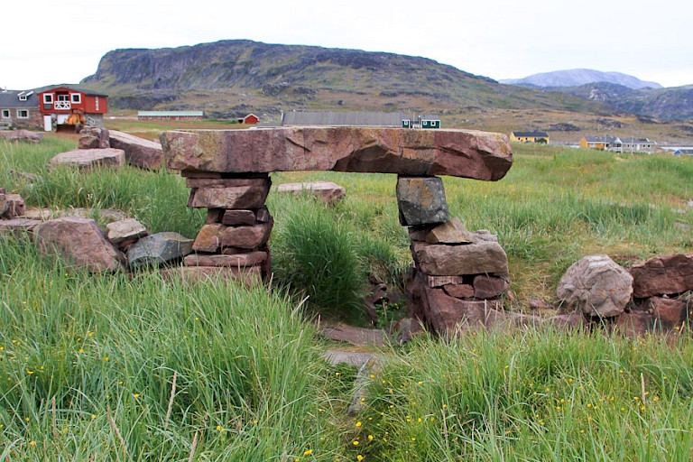 Ruïnes van Garðar bij Igaliku.