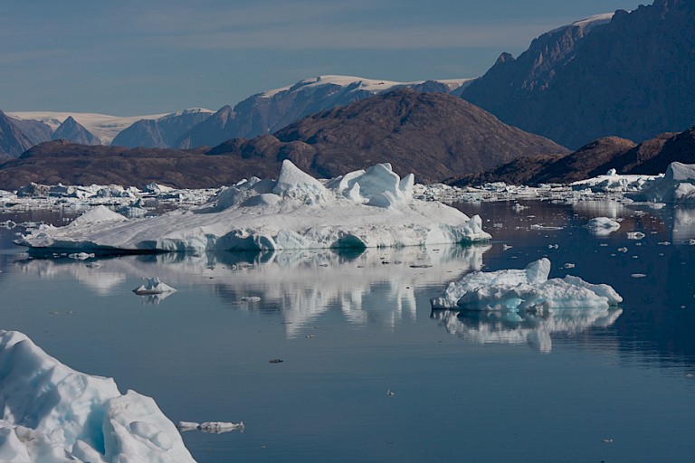 Bij windstil weer krijg je de mooiste weerspiegelingen.