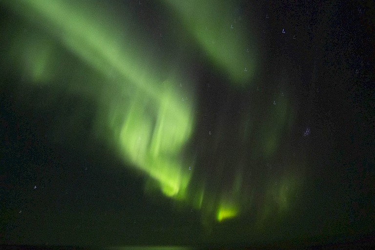 En hopelijk nog een mooi noorderlicht (Aurora borealis) tijdens de oversteek.