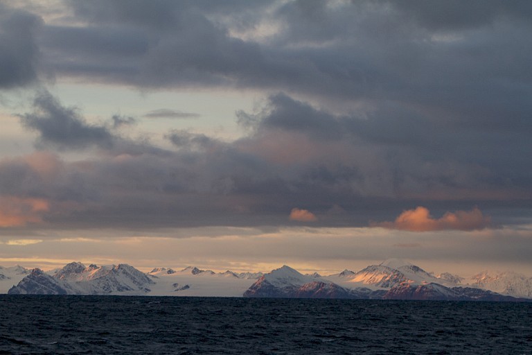 Kustlijn van Spitsbergen