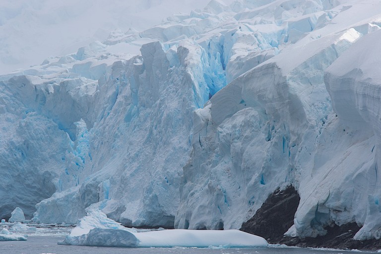 Gletsjerfront in de Weddellzee.