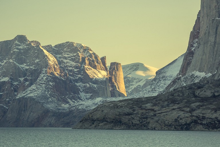 Bizarre rotsformaties in Samfjord (Canada).
