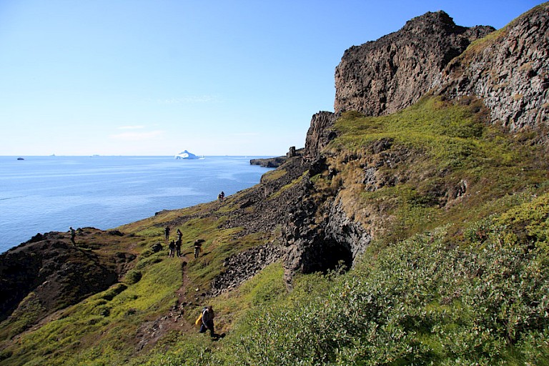 Zuidkust van Disko-eiland.