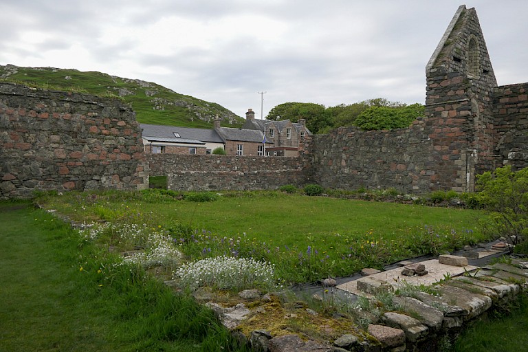 Ruïne van de abdij op Iona. 
Foto: Sigrid Martin.