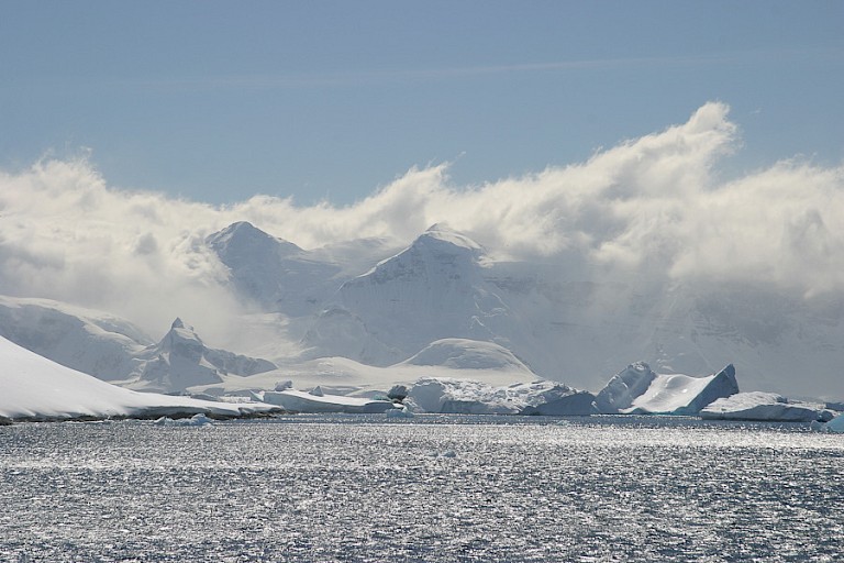 De South Shetlandeilanden komen in zicht.