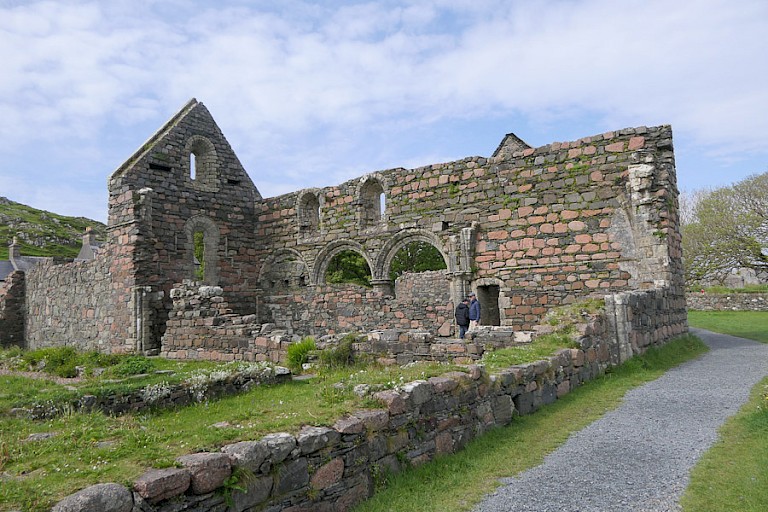 Ruïnes van het nonnenklooster op Iona.