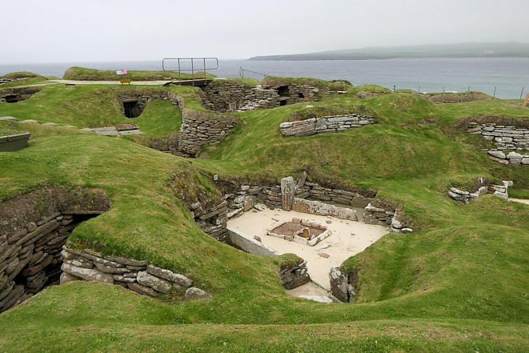 Opgravingen bij Skara Brae.