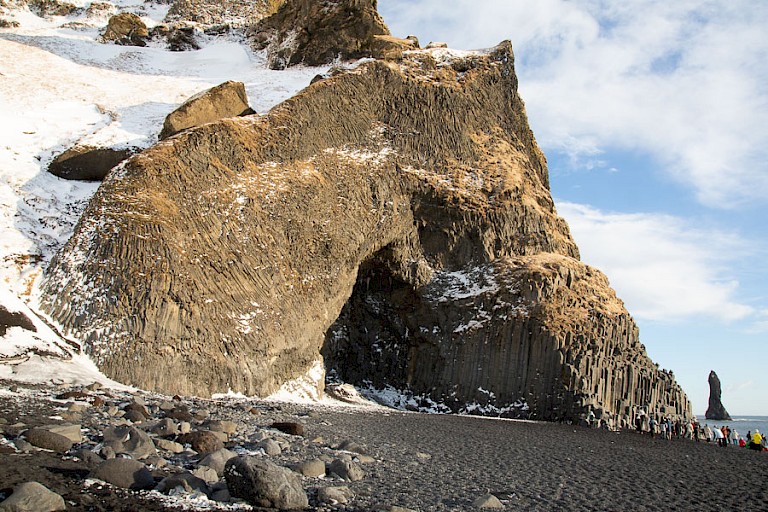Basaltkliffen bij Vík.