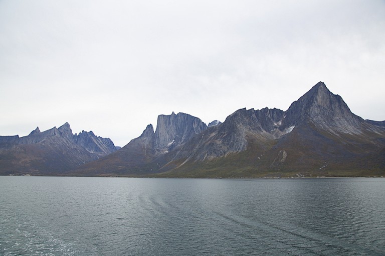 Landschap van de Tasermiutfjord