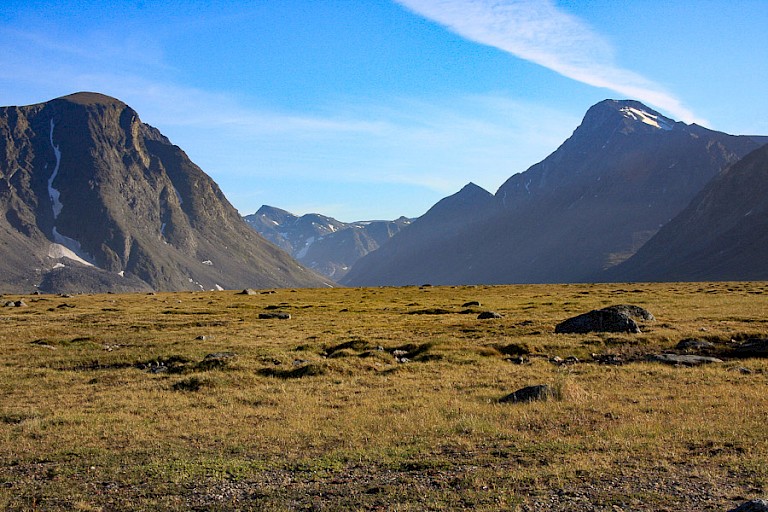 Het prachtige achterland van Nain.