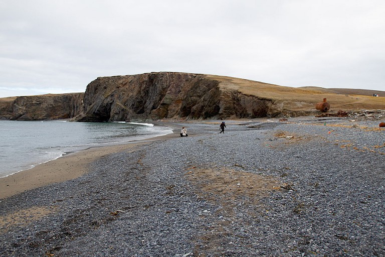 Strand bij Kvalrossbukta.