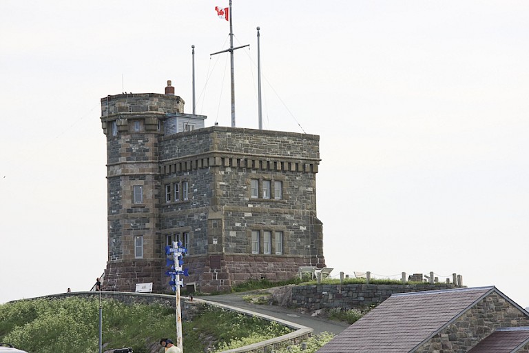 De toren op Signal Hill, St. John's Newfoundland.