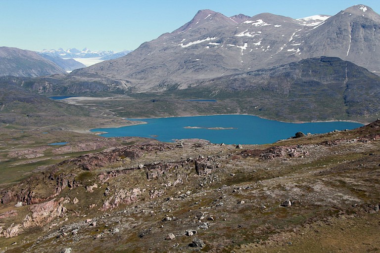 Een door gletsjers gevormd landschap