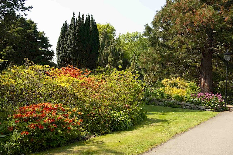Een van de mooie stadsparken in Aberdeen