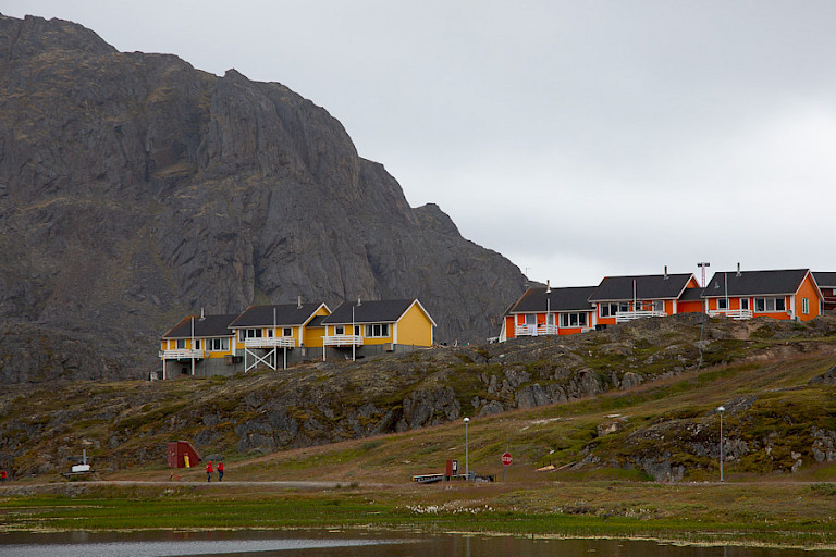 Sisimiut, grote vissershaven van Groenland.