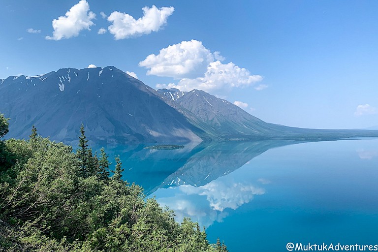Kathleen Lake, het eindpunt van de Cottonwood Trail.