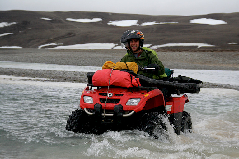Excursie met een quad.