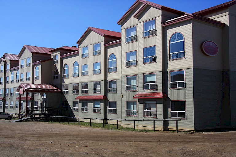 Straatje in Iqaluit.