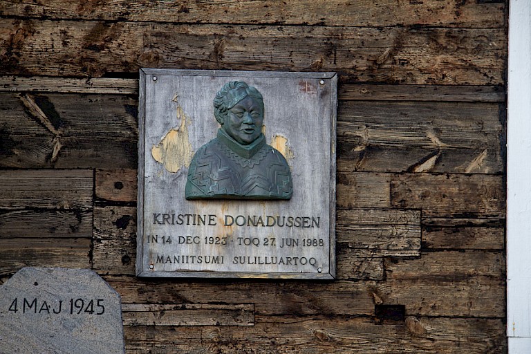Kristine Donadussen, zorgde voor buurtwinkels in Groenland.