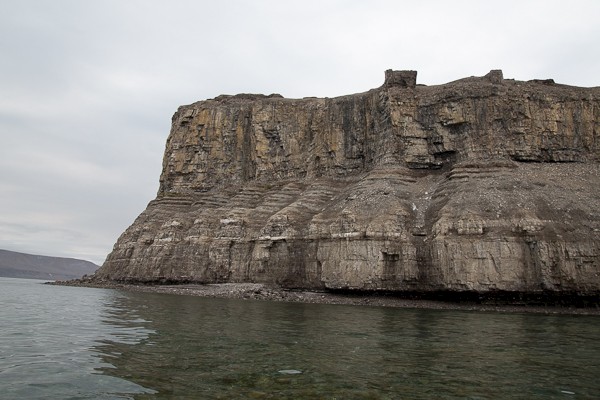 Rotsformaties bij Maxwell Bay.