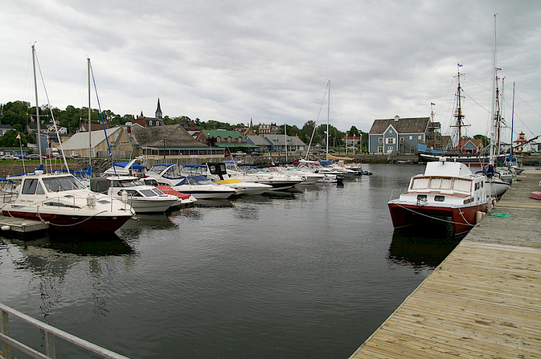 Haventje van Pictou, Nova Scotia.