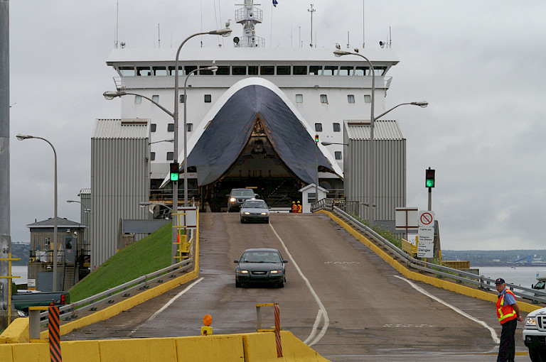 Ferry van Nova Scotia naar Newfoundland.