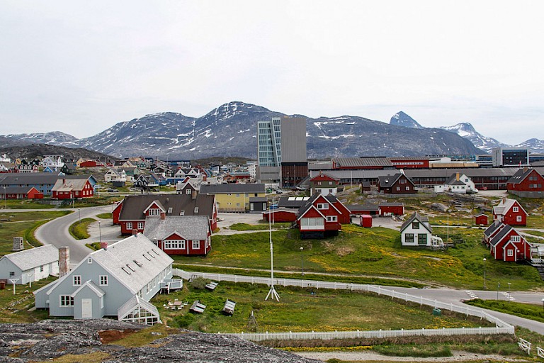Overzicht over Nuuk.