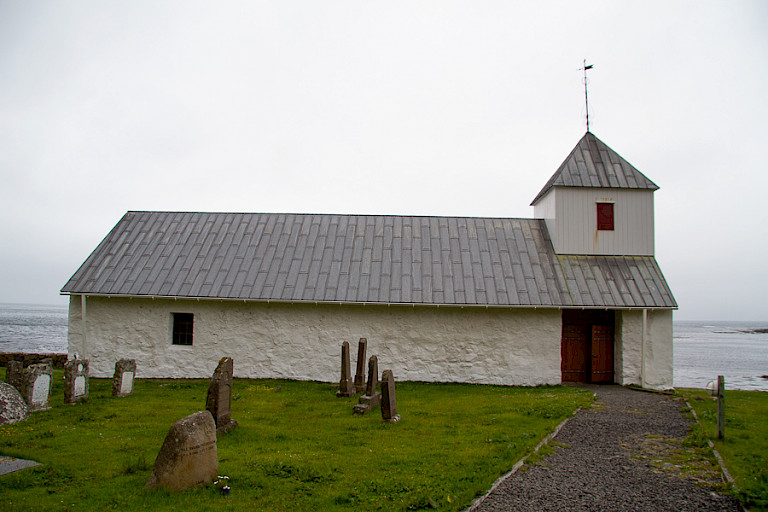 St. Olav's kerkje bij Kirkjubøur.