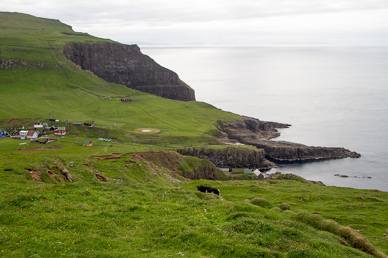 Kustlijn van Suderoy.