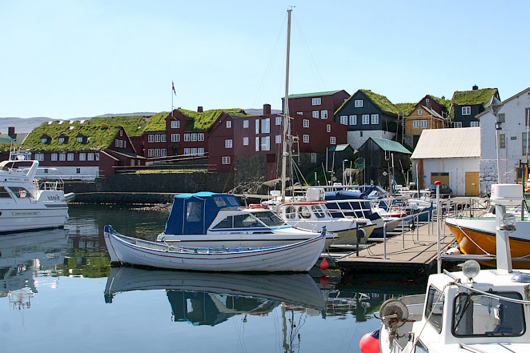 De haven van Tórshavn.