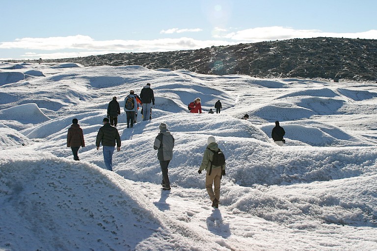 Wandelen over de Groenlandse IJskap, Kangerlussuaq.