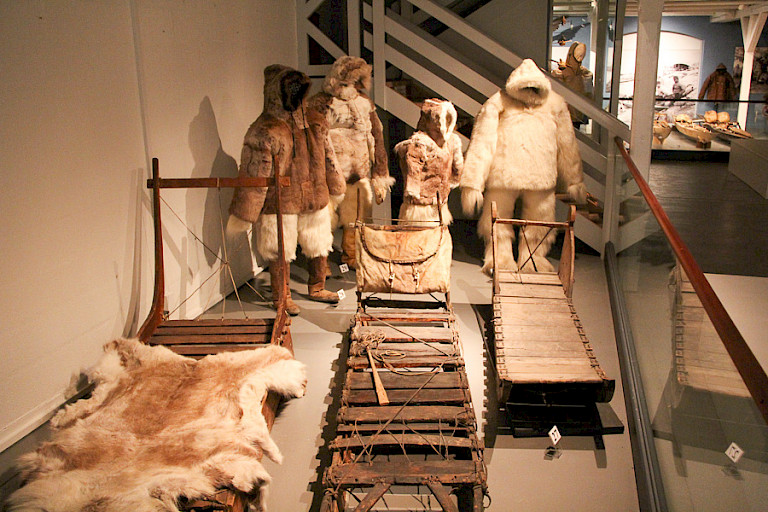 In het natuurhistorisch museum van Nuuk.