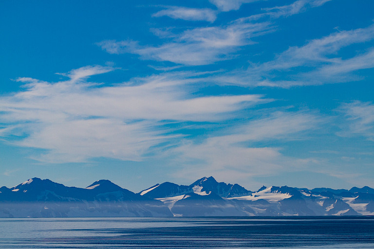 Uitzicht over de Scoresby Sund.