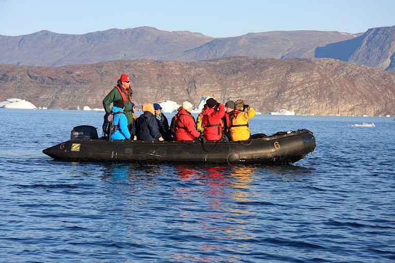 Mooie dag voor een zodiactocht.
