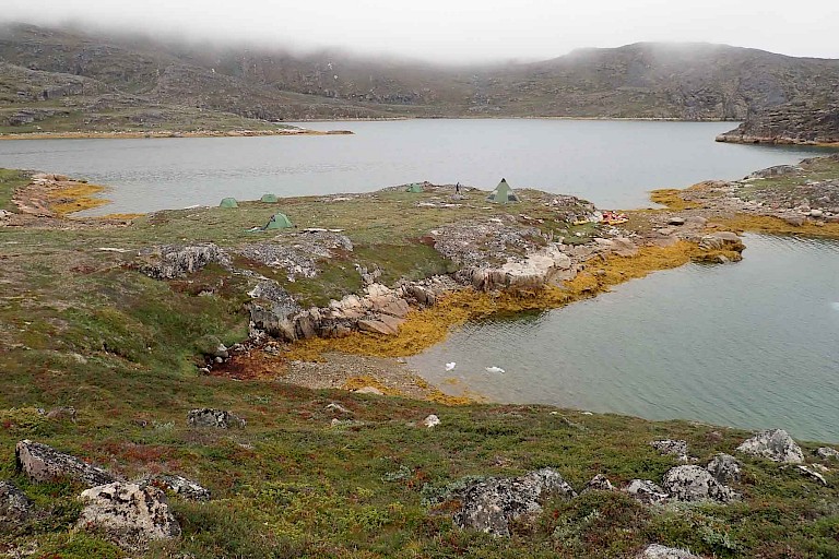 Kamperen in de wildernis. Foto: Ingrid Munneke.