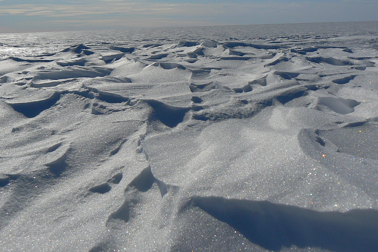 Op de Groenlandse IJskap.