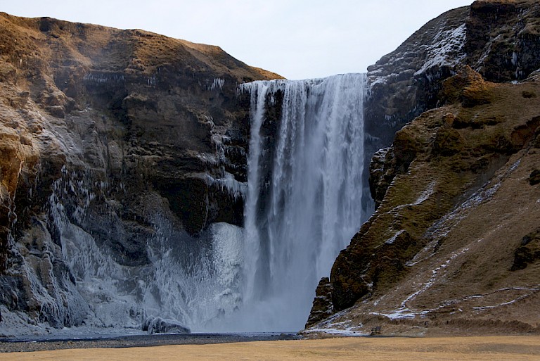 De Skógafoss, IJsland.