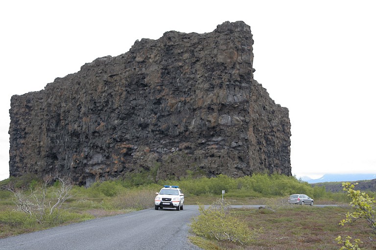 Asbergi, IJsland.