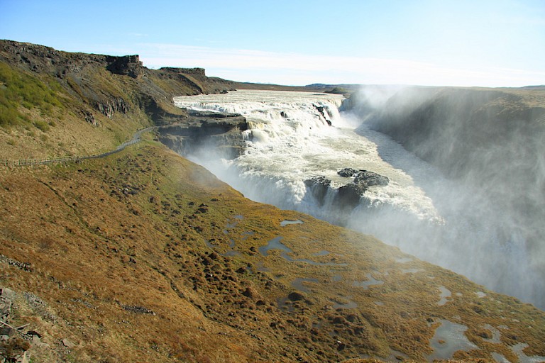 Gullfoss, IJsland.